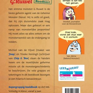 Beeldboek Geheim agent G. Ruwel - De zaak Roodbast | midden groep 6